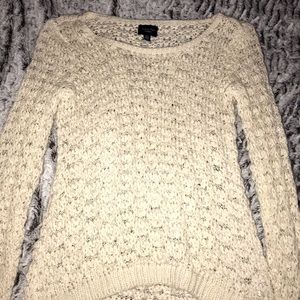 Women’s white see through sweater